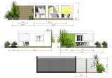 Elevation extérieure Algéco