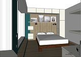 Projet - Vue sur tête de lit